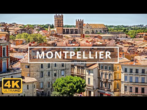 Montpellier, France 🇫🇷 | 4K Drone Footage (With Subtitles)