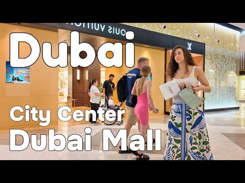 Dubai 🇦🇪 Amazing Dubai Mall, Downtown Dubai [4K] Walking Tour