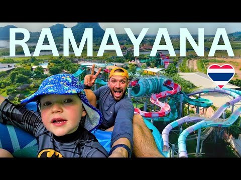 THAILAND'S BEST WATERPARK for KIDS (and adults) 🇹🇭 Ramayana Water Park Pattaya