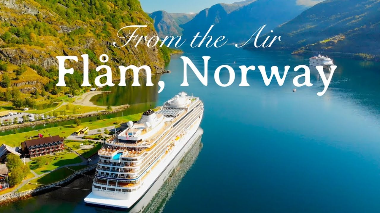 Flam (Norway) Summer | Fjord Trip from Oslo/Bergen | Bucket List Holiday Location | From the Air 4K