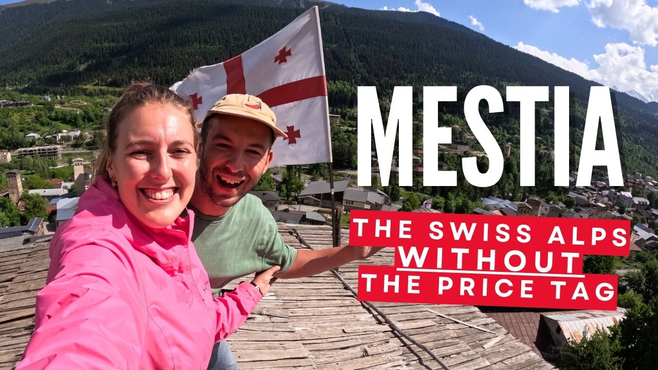 MESTIA, Georgia!📍 Is this better than the Swiss Alps? 🧐🏔️