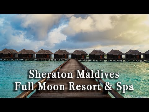 Sheraton Maldives Full Moon Resort & Spa【Full Tour in 4k】