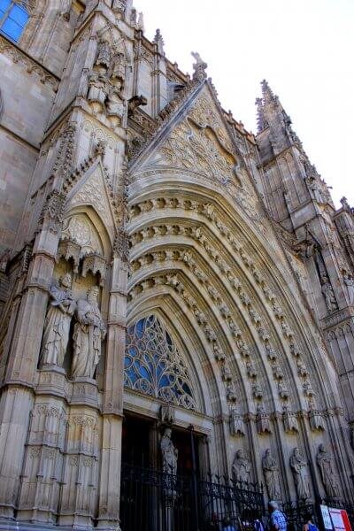 Entrance to the Church of the Holy Cross