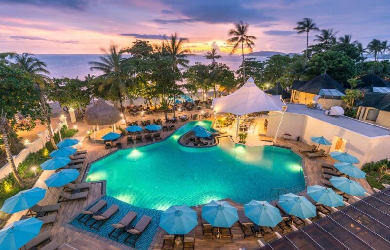 Pictured is the Centara Grand Beach Resort on Pai Plong Beach