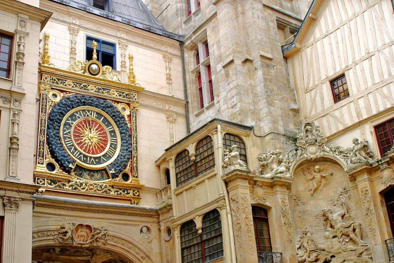 Photo: Astronomical Clock in Rouen, France