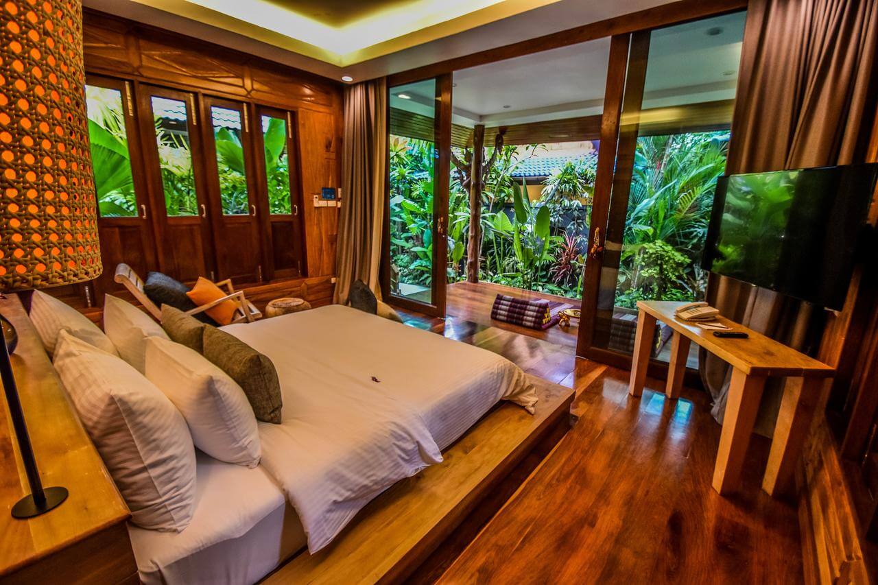 Interior photo of a room at The Nine Thipthara Klongson Resort 4* Hotel room at The Nine Thipthara Klongson Resort