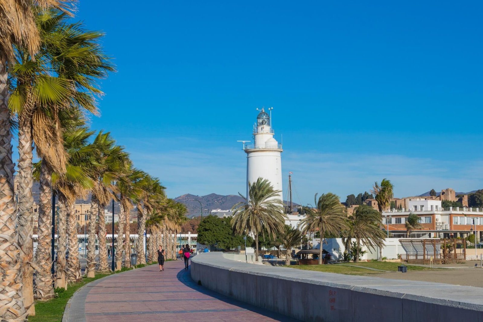 La Farola Lighthouse, Malaga