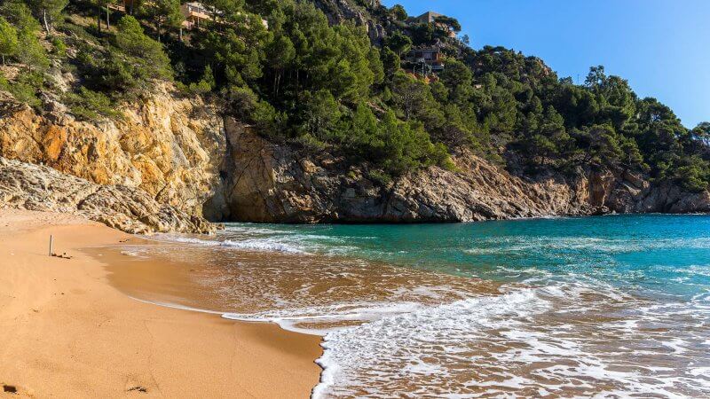 Cala Pola in Tossa de Mar, Spain Kala Pola