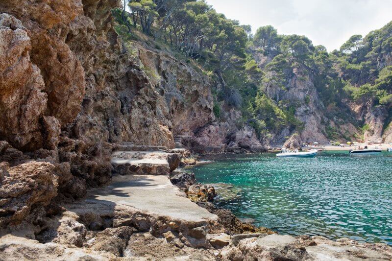Cala Futadera in Tossa de Mar, Spain Cala Futadera