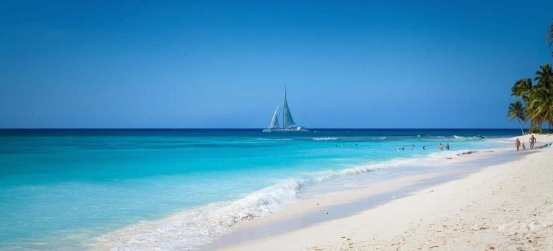 Sailboat near Saona Island