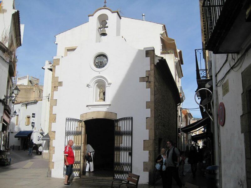 Chapel in the Old Town of Tossa de Mar, Spain Chapel in the Old Town