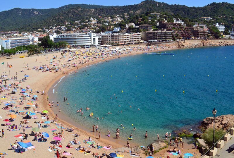 Gran Beach in Tossa de Mar, Spain Grand Beach