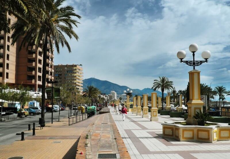 The embankment in Fuengirola