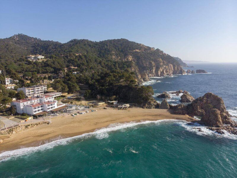 Menuda Beach in Tossa de Mar, Spain Menuda Beach