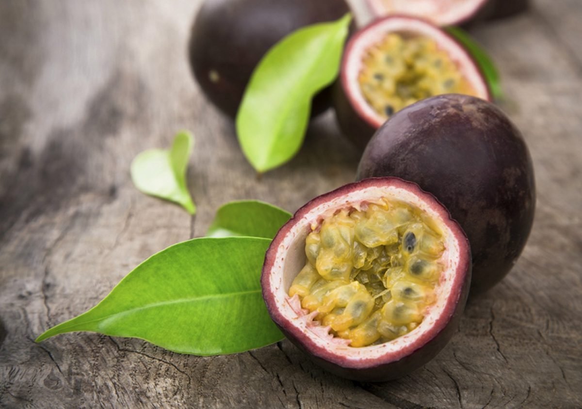 This is what passion fruit looks like