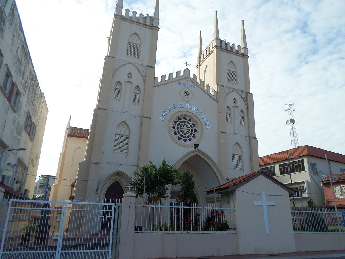 Photo of St. Francis Xavier's Church in Malacca, Malaysia St. Francis Xavier's Church