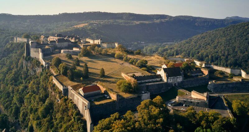 Photo: view of the Citadel of Besancon