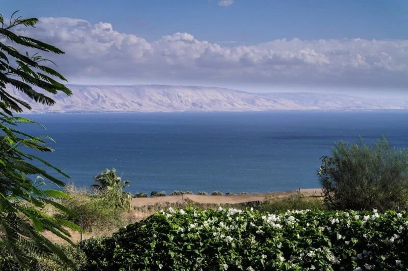 Lake Kinneret in Tiberias