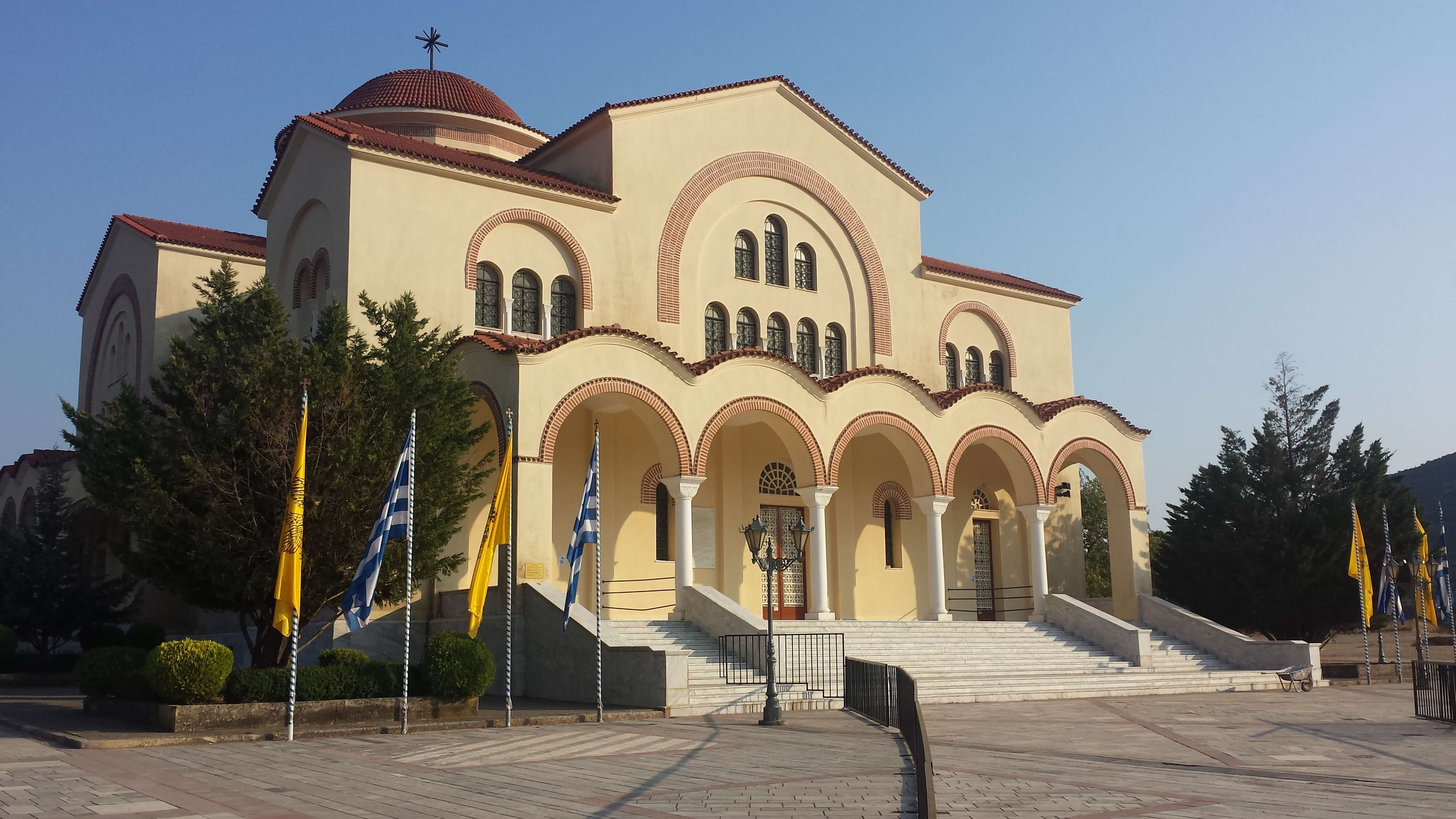 Facade of the Monastery of St. Gerasimos St. Gerasim's Church