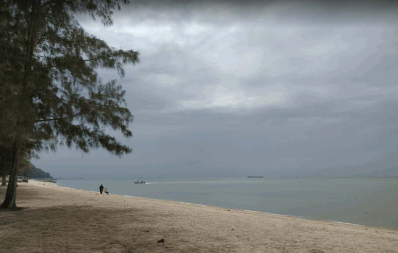 Photo of Puteri beach near Malacca, Malaysia Puteri Beach in Malacca