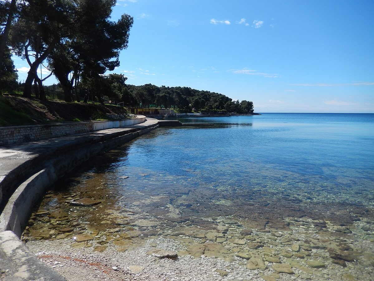Valkane Beach in Pula Valkane Beach