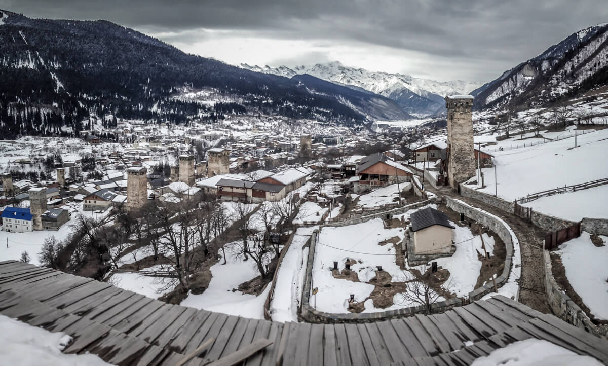 Photos of Mestia in winter Mestia in winter