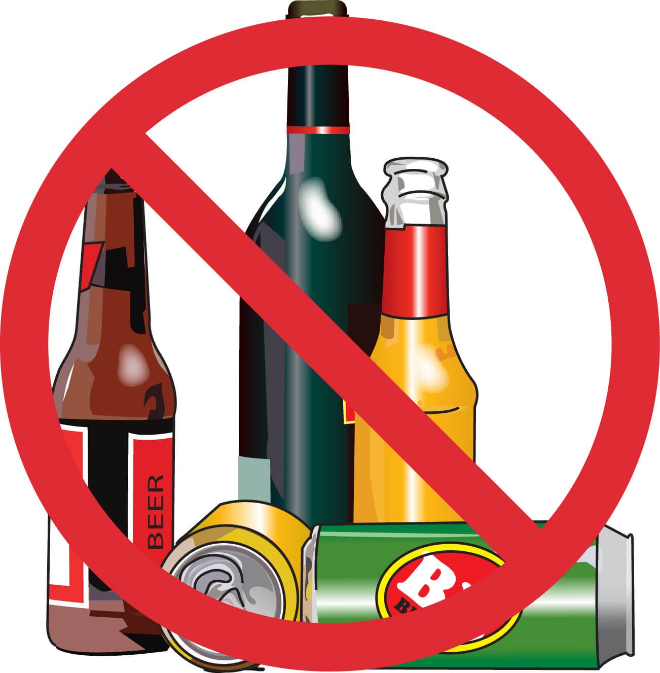 Do not drink alcohol on the streets or in public places