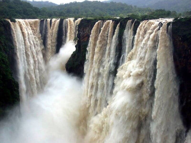 Jog Falls in the rainy season