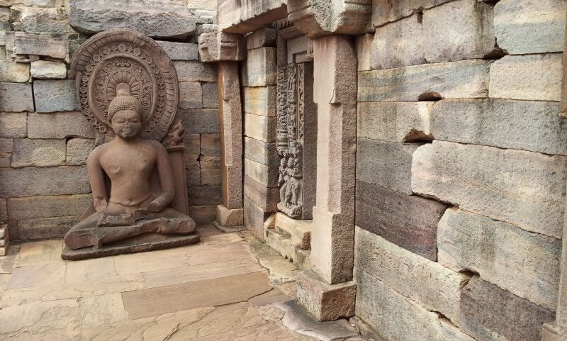 Sculpture near the Great Stupa in Sanchi