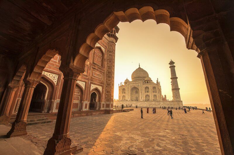 Arches of the Taj Mahal