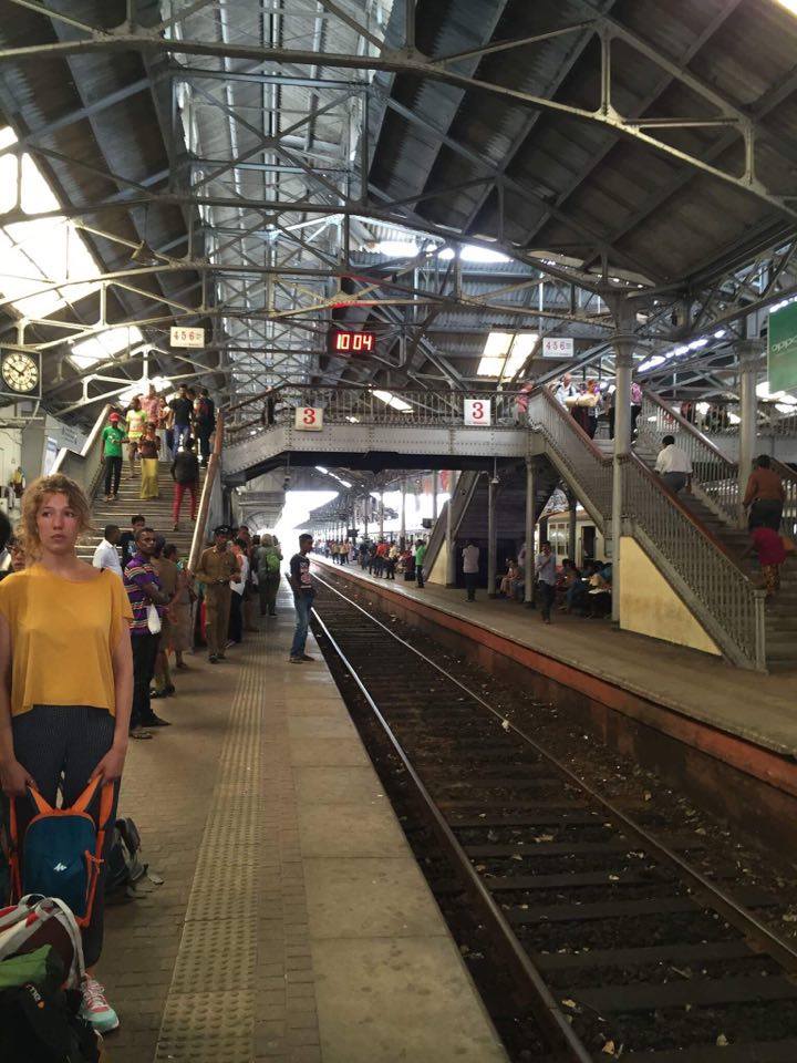 Colombo Fort Railway Station Platform, Sri Lanka Colombo Fort Railway Station