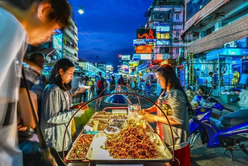 Mobile makashnits on Khaosan Road