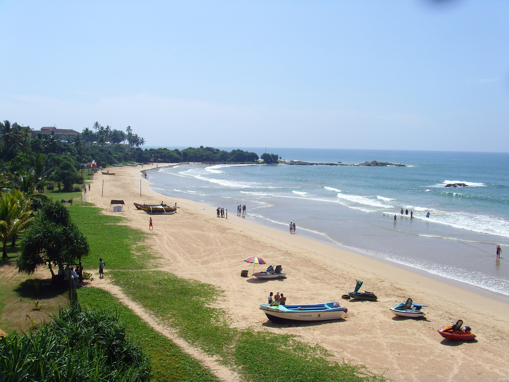 South Bentota Beach, Sri Lanka Photo: South beach