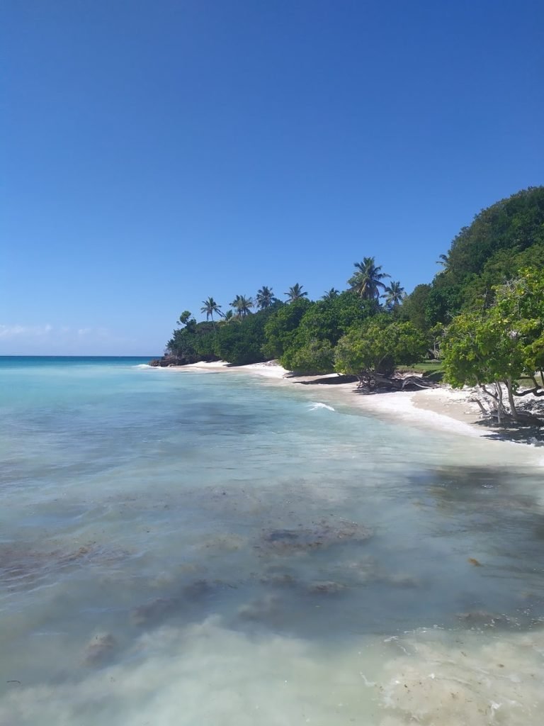 cayo levantado island in the morning