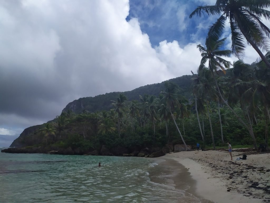 madama beach during the rainy season