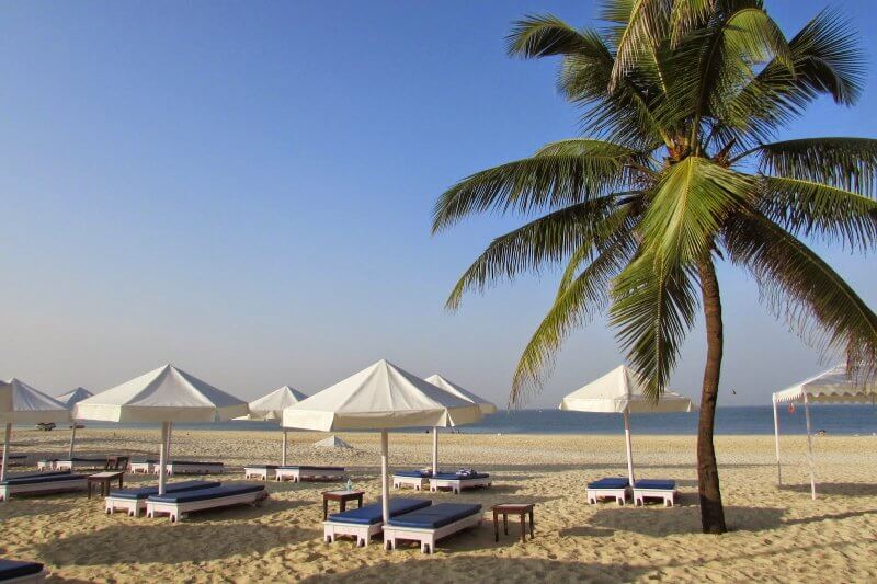 Cavelossim Beach Sun beds