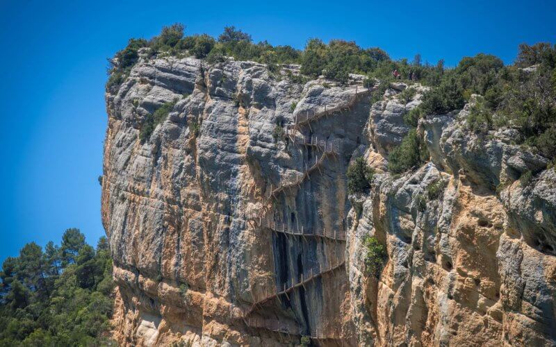 Rock near the Mont Rebay gorge