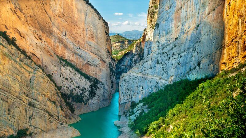 River in the Mont Rebay Gorge