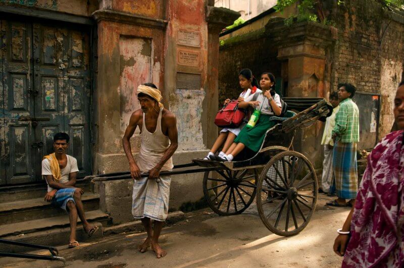 Rickshaws in Kolkata