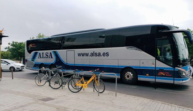 Alsa Bus in Denia, Spain Alsa Bus in Denia