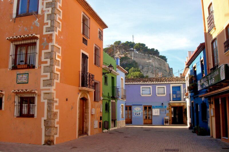 Baix la Mar Fishermen's Quarter in Denia, Spain Baix la Mar Fishermen's Quarter