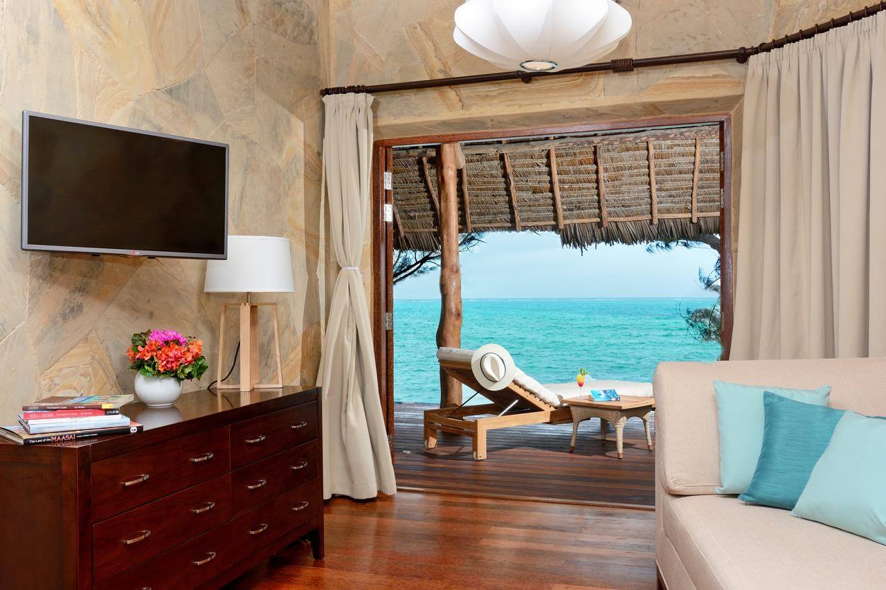 Interior photo of a room at the Tulia Zanzibar Unique Beach Resort 5* Hotel room at Tulia Zanzibar Unique Beach Resort