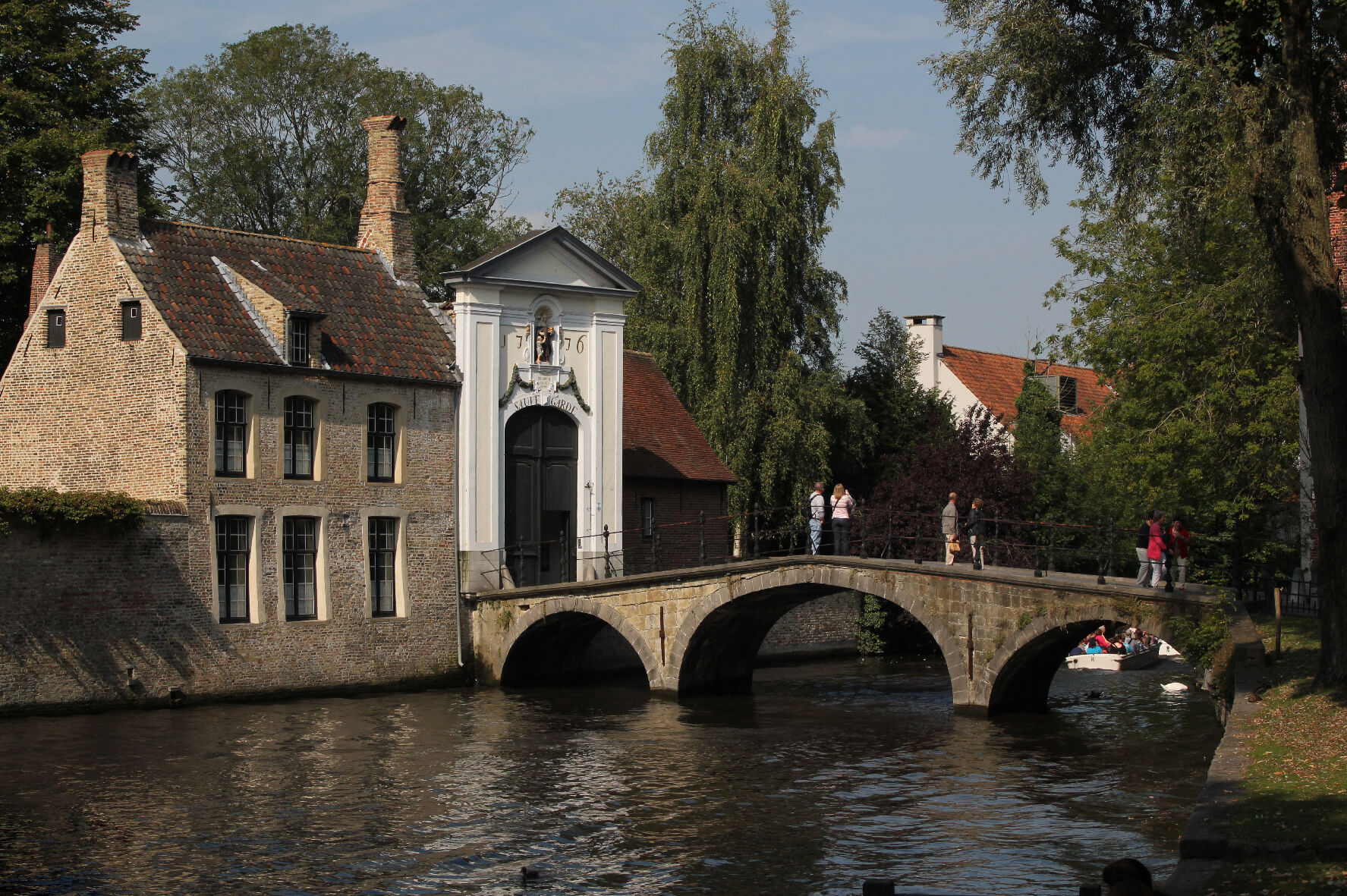 Photo of the bridge in Beguinage Bridge to Beguinage