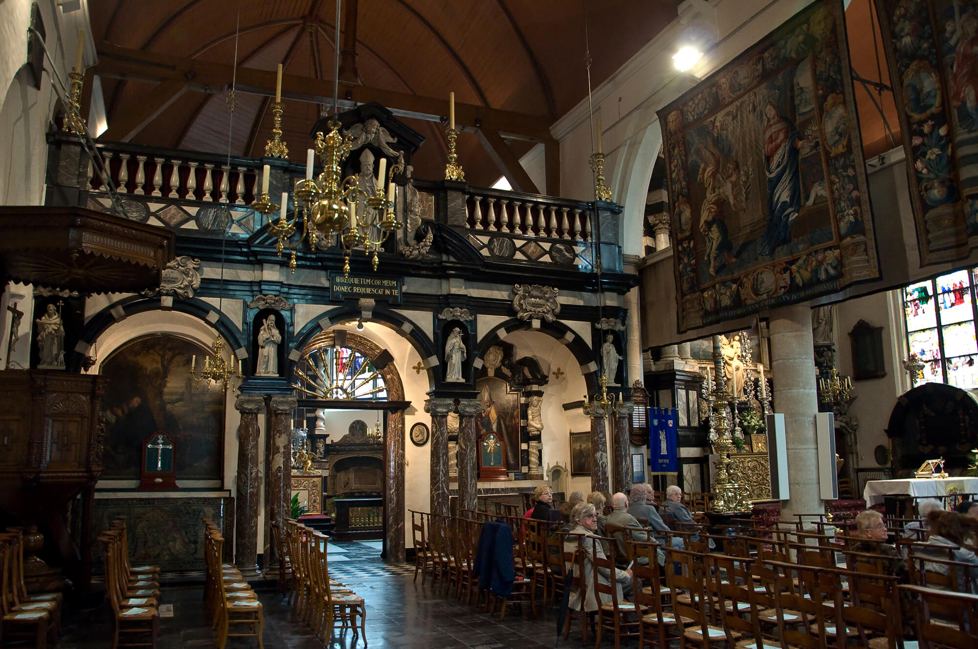 Photo inside the Church of Our Lady of Bruges Inside the Church of Our Lady