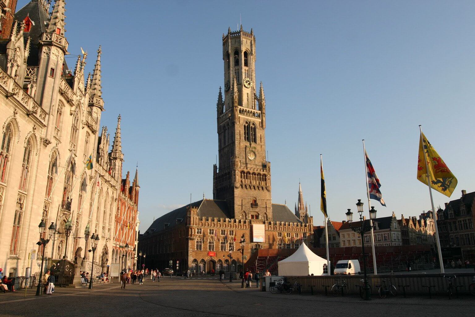 Photo of Belfort Tower with bell tower in Bruges Belfort Tower with Bell tower