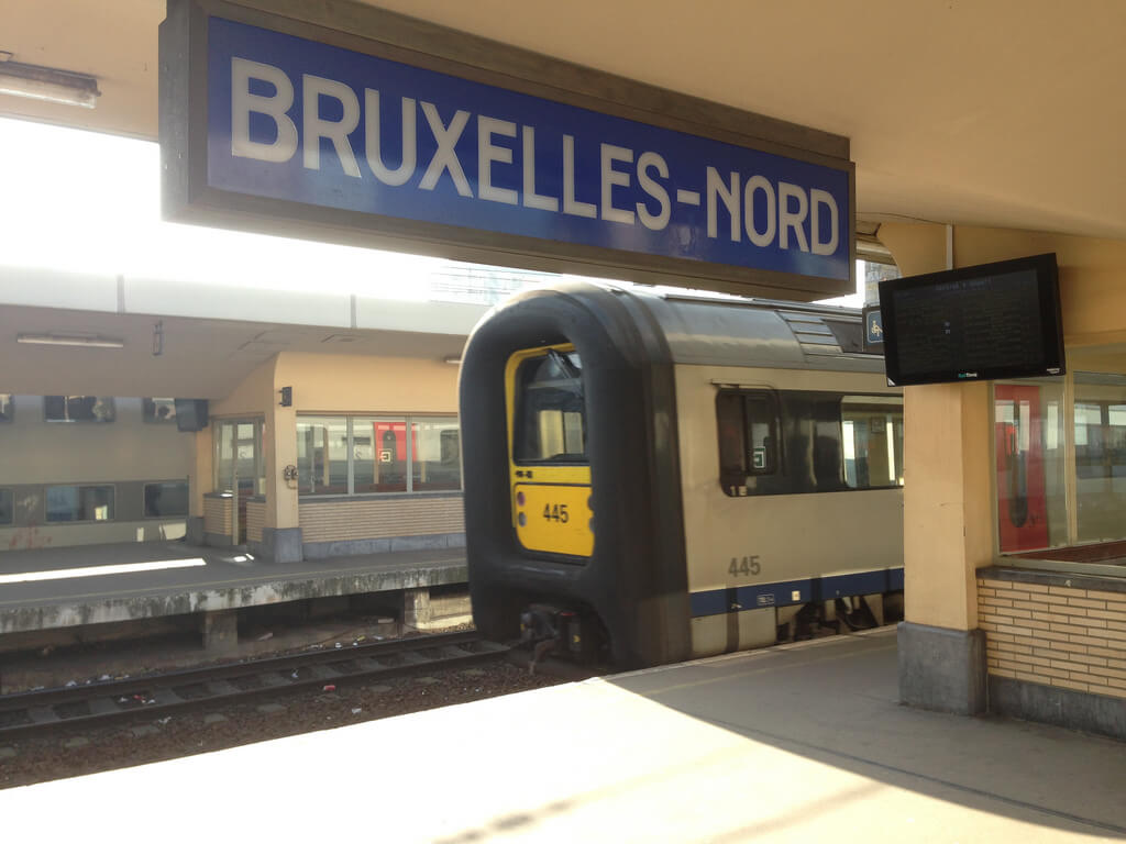 At Bruxelles-Nord station Bruxelles-Nord stations
