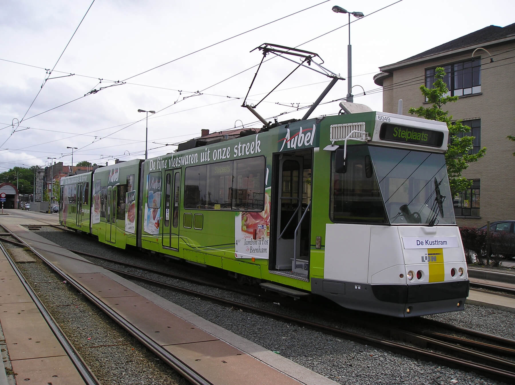 Photo of the coastal tram in Ostend Coastal tram