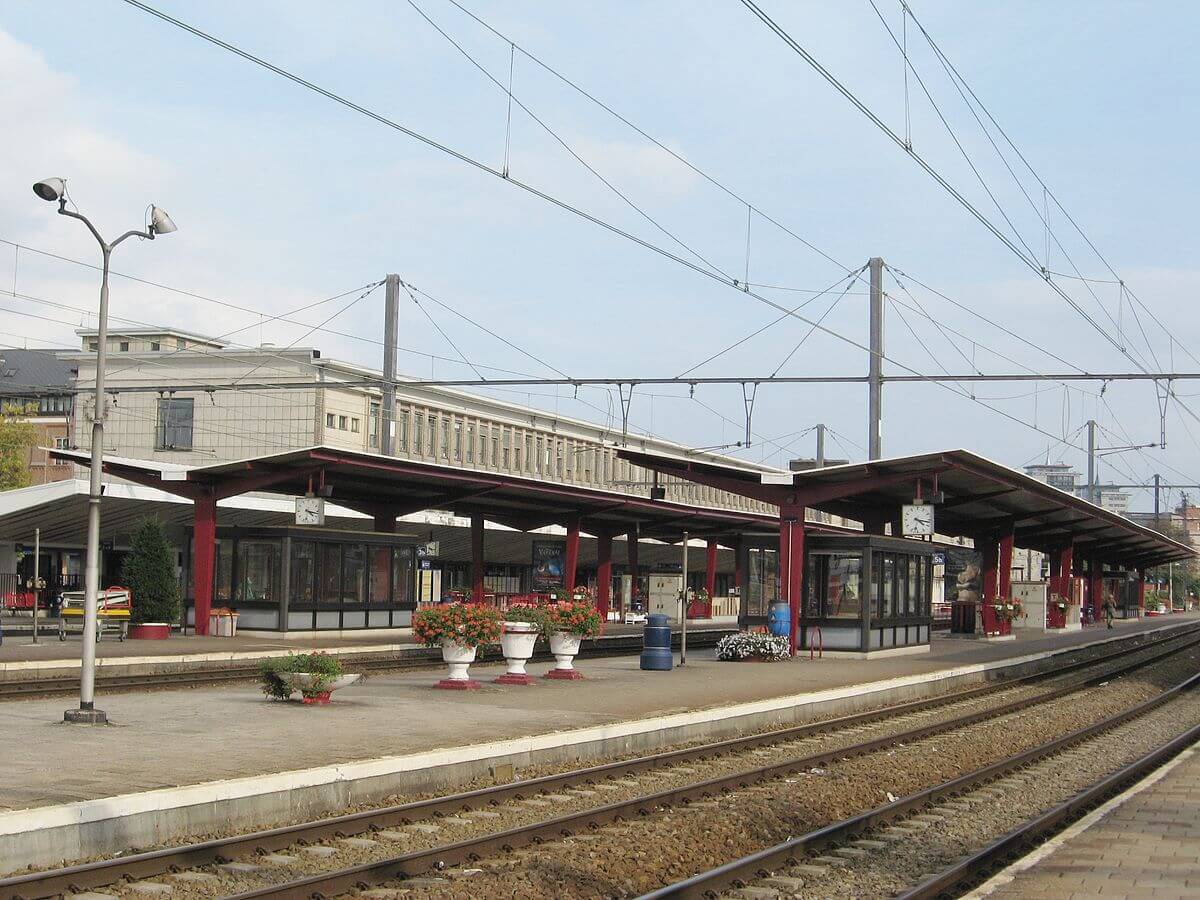 Photo at Hasselt Railway station We arrived at the railway station in Hasselt