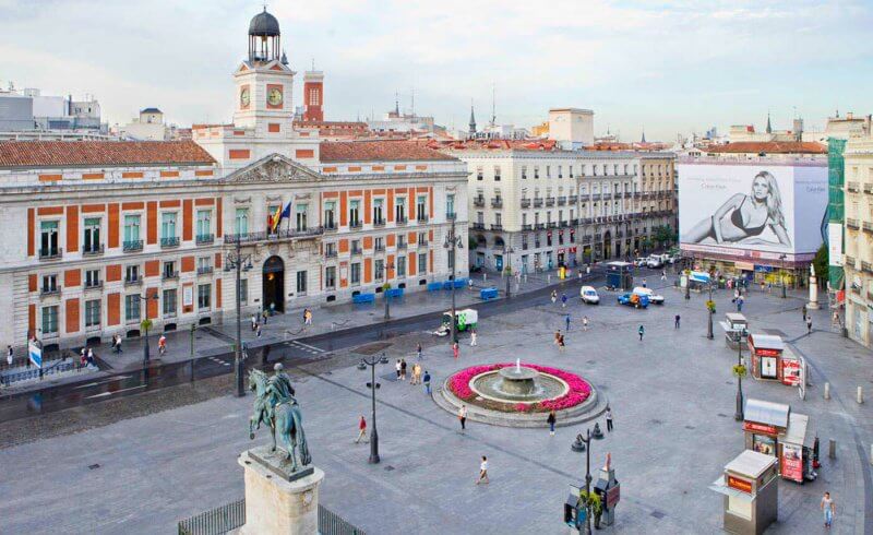 Puerta del Sol in Madrid, Spain Puerta del Sol Square