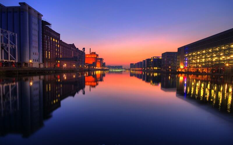 Evening Duisburg, Germany Evening Duisburg